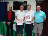 Benny Matthew (Sponsor), Martyn Wharrie, Dave Spittal, Steve Brown